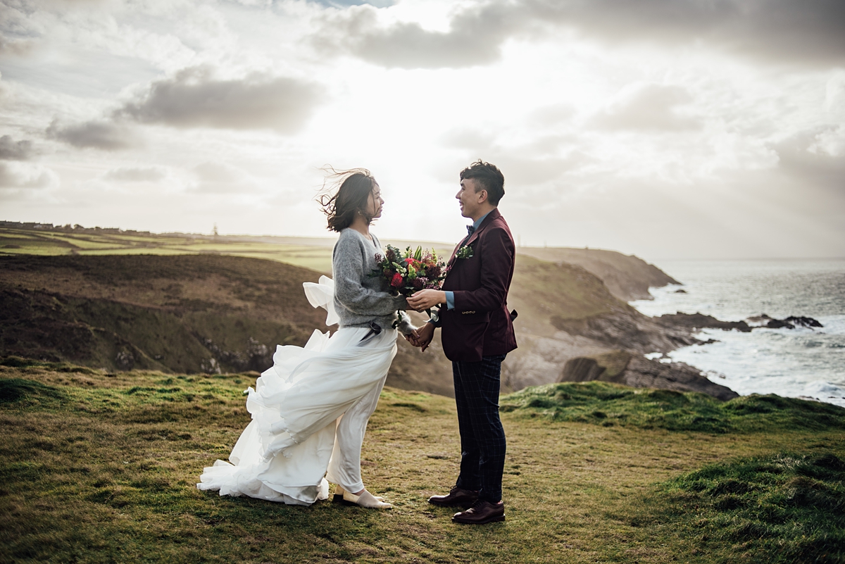 Liberty Pearl Photography Elopement Photographer Cornwall wedding for two packages Cornwall Boho Cornwall